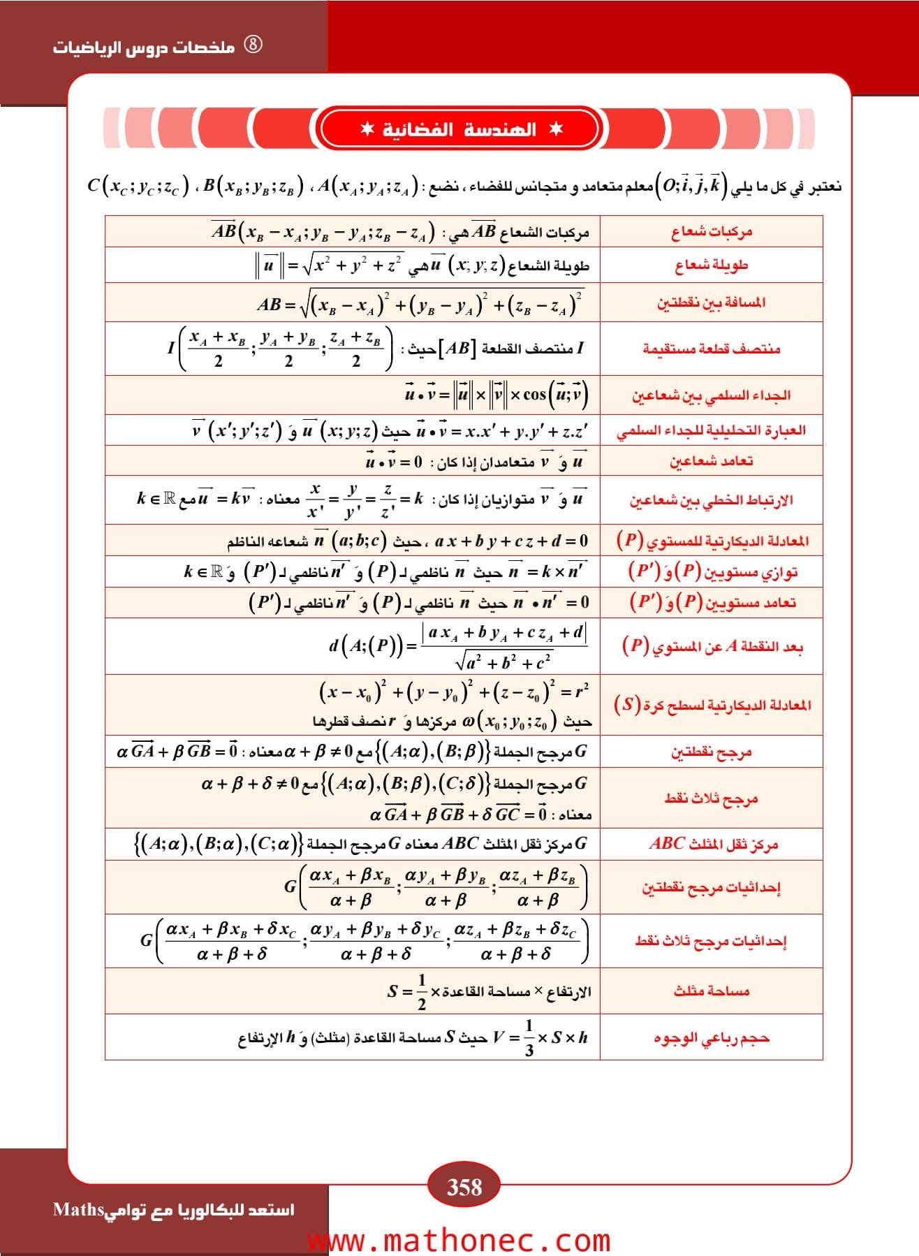 الهندسة الفضائية والاستدلال بالتراجع